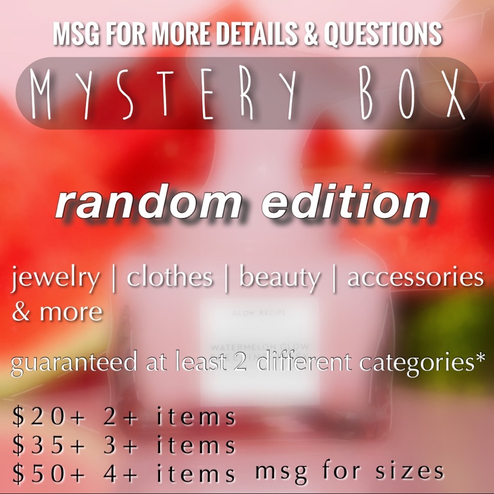 mystery random box! $35 edition